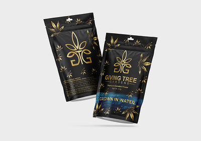 Premium Cannabis Flower Bag Design bottle design branding cannabis cbd cbd packaging design graphic design hemp illustration labeldesign packaging pouch