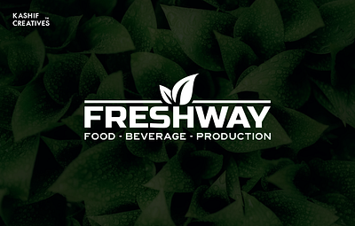 Freshway Logo brand identity branding brandmark design farm farmlogo graphic design green illustration leaf logo logo design logo designer logo folio logomark logotype minimal modern organic wordmark