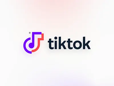 TikTok Rebrand famous logo logo redesign music logo rebrand redesign tiktok