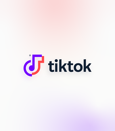 TikTok Rebrand famous logo logo redesign music logo rebrand redesign tiktok