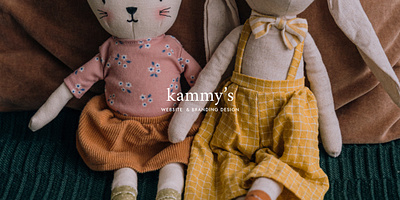 Kammy's | Apparel Website Design branding design fashion fashion branding fashion website kids website logo web design website design