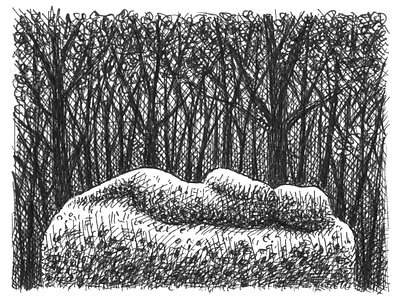 Altar art artist artwork cemetery creepy dark death drawing hand drawn illustration ink scary trees