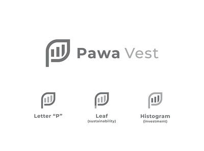 Pawa Vest Logo branding branding design business logo company logo corporate design graphic design illustration logo logo design logos logotype minimal minimalist modern typography