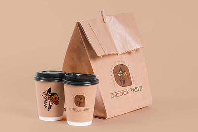 Kadak Patti - Branding & Packaging branding coloful colorful logo design fun logo graphic design illustration logo nature tea tea leaves tea shop vector