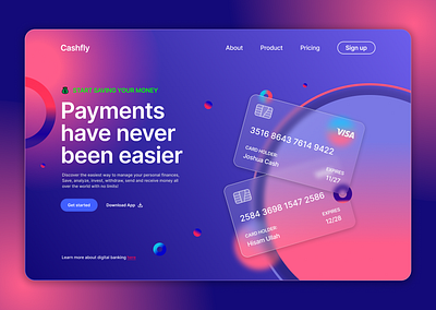 Banking Fintech Web Design animation app banking branding buy and sell design ecommerce figma glassmorphism graphic design illustration landing page landing page design logo ui uiux uxui design viral website design