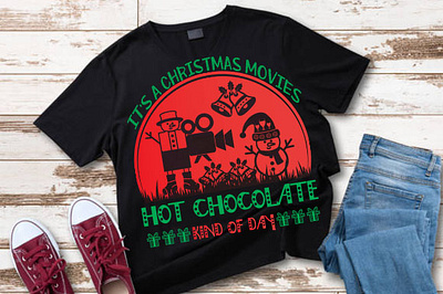 It's a christmas movies hot chocolate kind of day christmas mug design