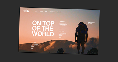 [FIGMA] Website Mockup - THE NORTH FACE figma graphic design ui web design