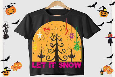 Let it snow christmas mug design