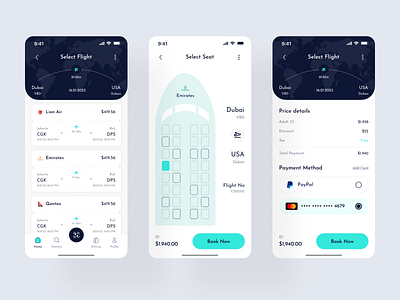 SkyFly - Flight Booking Process design flightbookingapp landing page mobileappdesign traveladventures ui ui design ux web design website