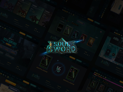 Soul Sword - Logo Iconic 3d app branding dailyui design game game design gamedesign graphic design illustration logo nft nftgame showcase ui uidesign uiux uiuxdesign userinterface uxui