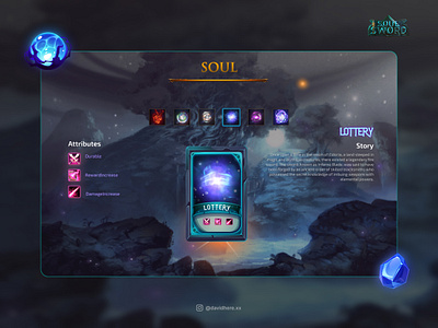 Soul Sword - Gem Soul app dailyui design game gamedesign gamenft gem graphic design illustration nft nftgame showcase ui uidesign uiux uiuxdesign uxui web webdesign