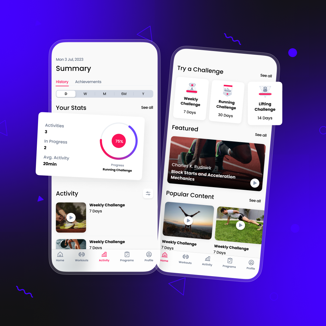 Example of UX/UI Design For Web & Apps