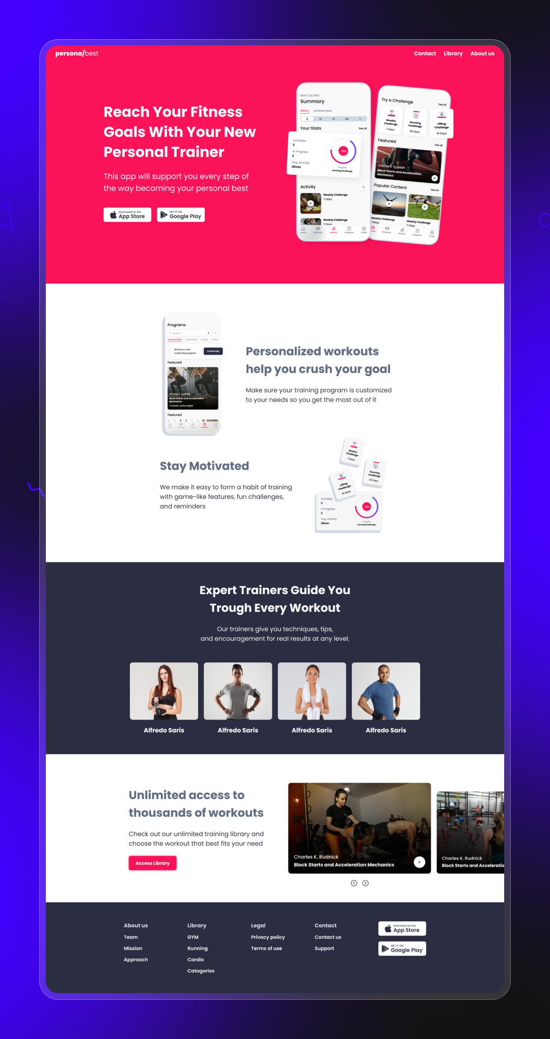 Example of Website Design & Webflow Development