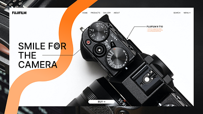 FUJIFILM SHOP Concept design camera design shop web deisgn