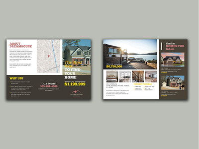 Real Estate Trifold Brochure leaflet