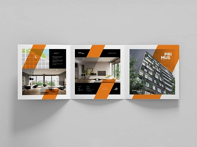 Brochure: StadtBau branding brochure design graphic design minimal typography