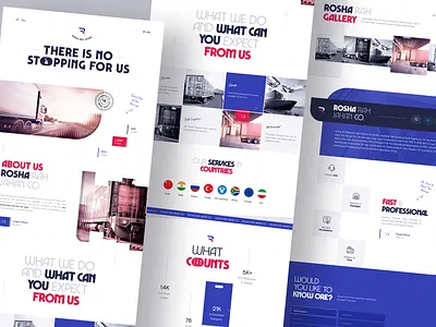 Freight Website🔥 cargo cold logistic design freight header landing landingpage light logistic service multimodal page site trend ui uidesign uiux web website