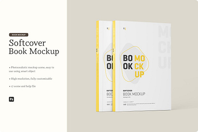 Softcover Book Mockup identity