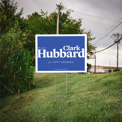 Re-Elect Sign art direction design graphic design