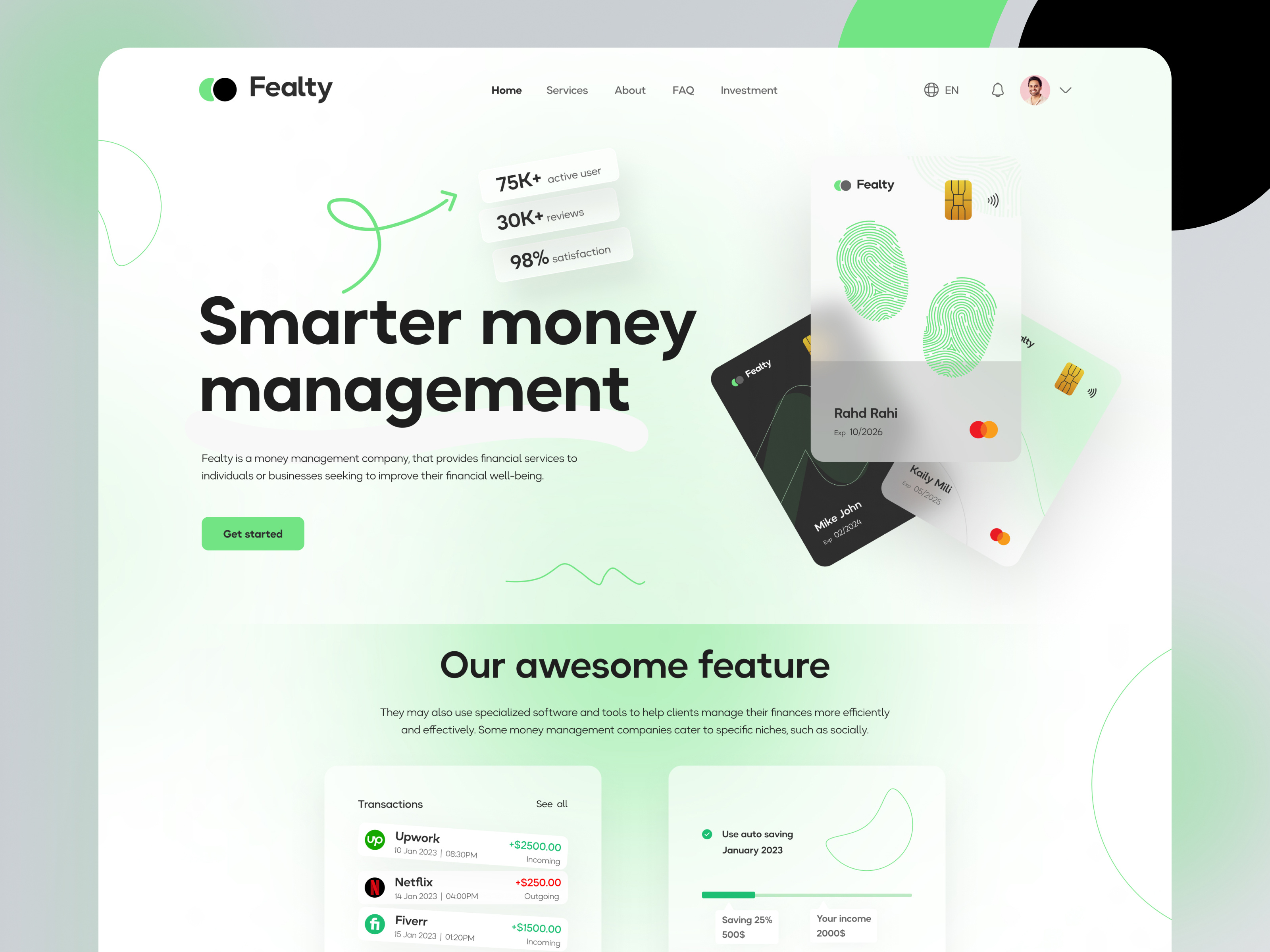 Example of Responsive Landing Page Design 