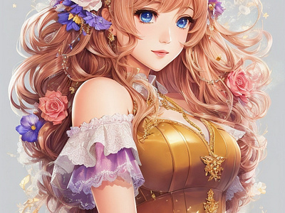 Leo's Gaze: Captivating AI Anime Girl Character Artistry by Diki