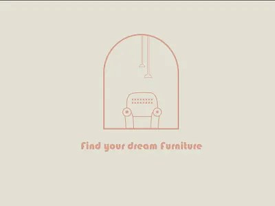 Minimalist Furniture Logo graphic design illustration logo minimalism