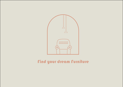 Minimalist Furniture Logo graphic design illustration logo minimalism