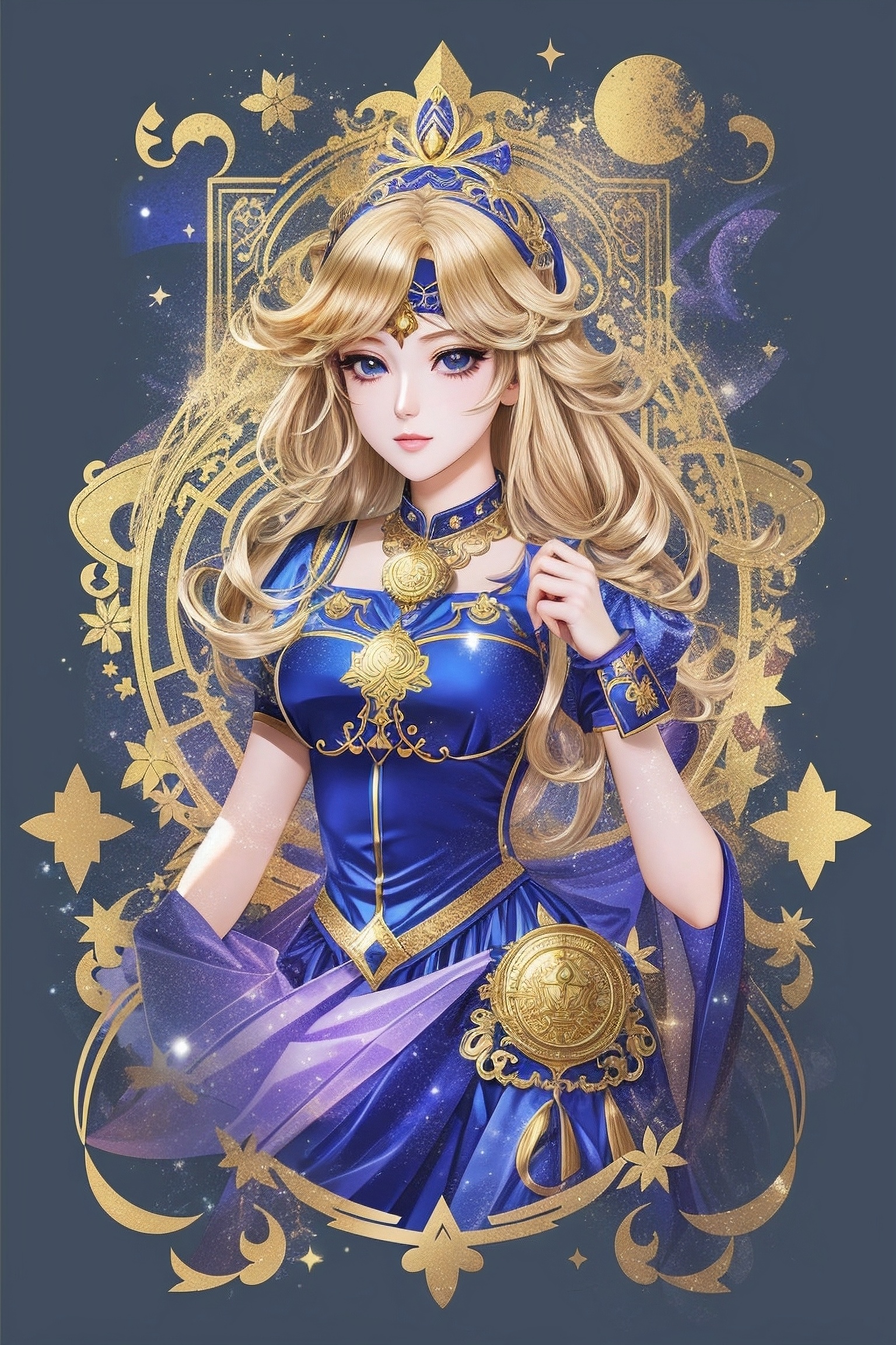 Libra Goddess Zodiac Anime Girl