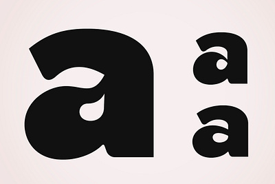 glyph "a" clean creative design graphic design illustration letter type typography