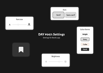 Daily UI Challenge. Day #007: Settings app dailyui design figma graphic design ipad mobile settings tablet ui