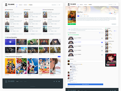 2019 - Tio Anime anime css movies series streaming theme tioanime uiux wordpress