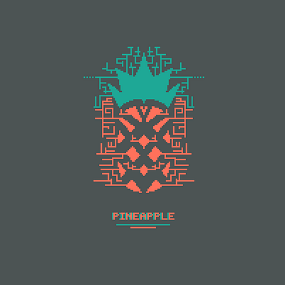 Pineapple branding graphic design logo