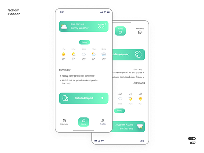 Weather App for Farmers animation app app icon branding build build2 concept daily ui design designdrug graphic design illustration logo minimal typography ui ux vector watchmegrow weather app for farmers