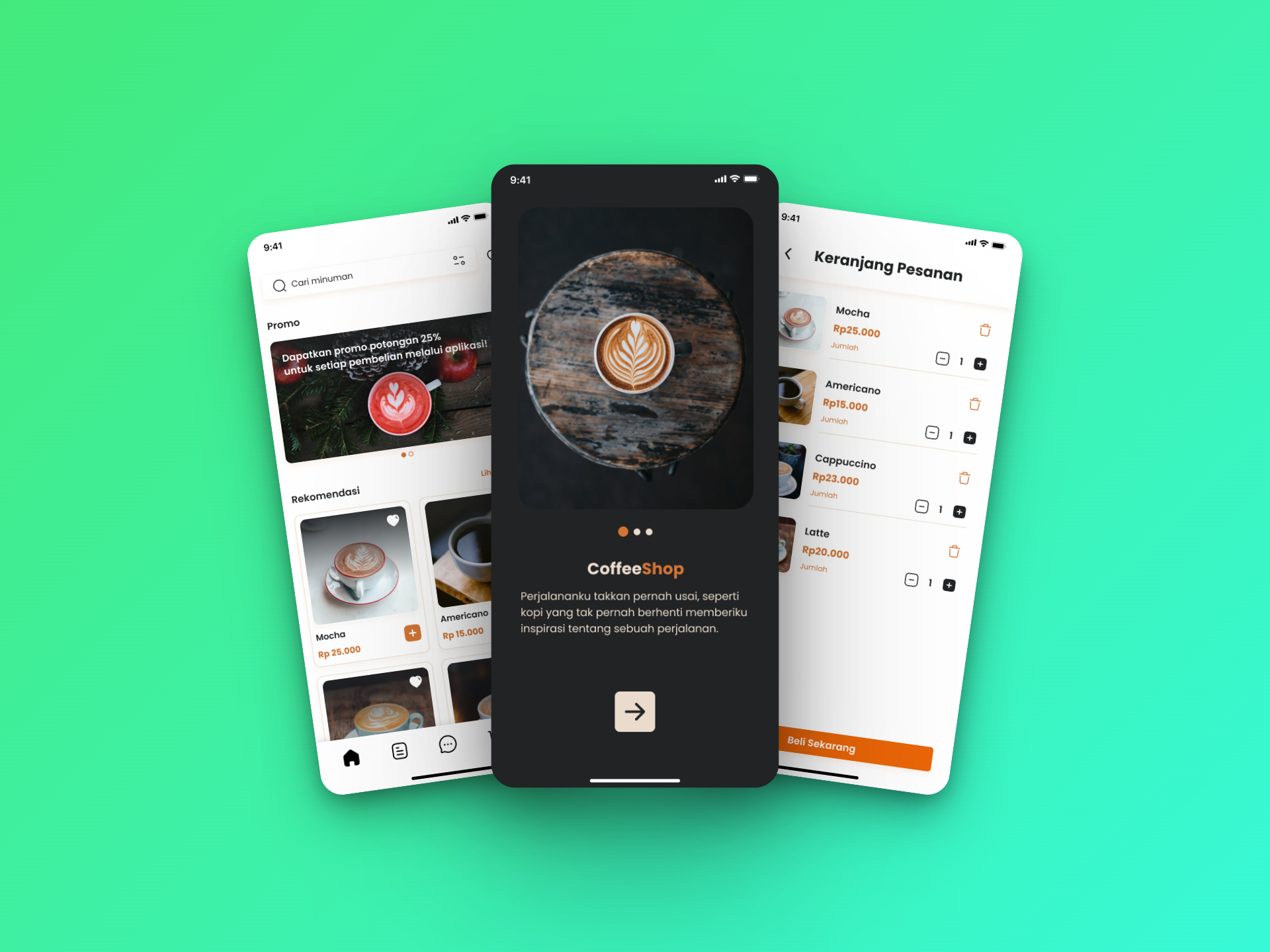 Coffee Shop UI Design App app coffee shop design design app design mobile figma mobile mobile apps mockup ui ux wireframe