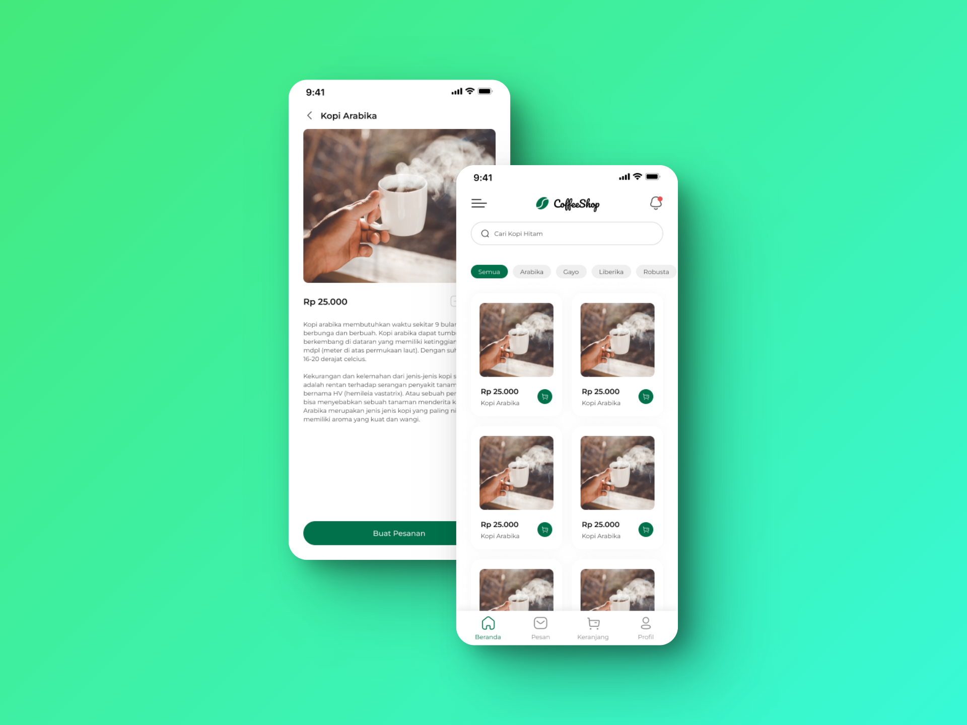 Example of Modern Website & Mobile App UI/UX Design
