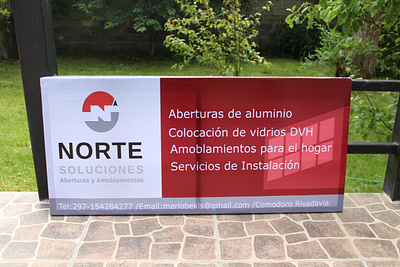 Cartel para empresa Norte Soluciones branding design graphic design illustration logo typography