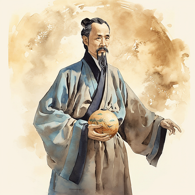 [Illustrate] Chinese historical person 02 graphic design illustration
