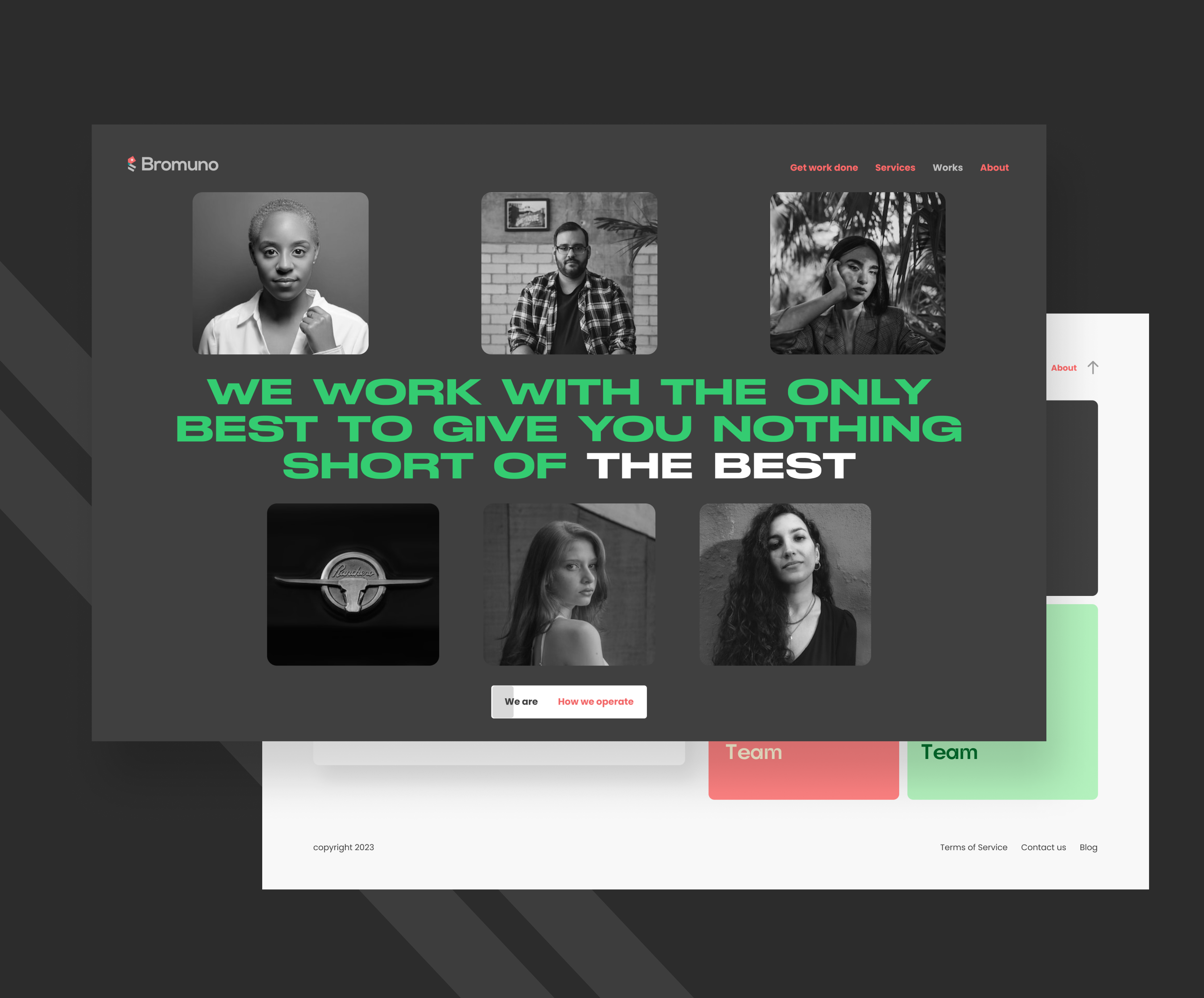Bromuno website update✨⬆ branding design logo product design responsive design uiux web design