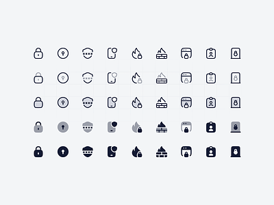Security Icons bulk clean duotone figma icon icon design icon library icon pack icon set iconography icons lock mobile security password security security icons solid stroke twotone web security
