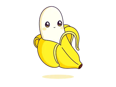 Day 144-365 Banana! banana cute design fruit kawaii vector