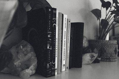 Office - Photography. xo black and white boho brand branding crystals journals photography picture plants quartz spiritual