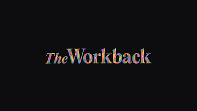 The Workback branding design system digital interactive uiux web
