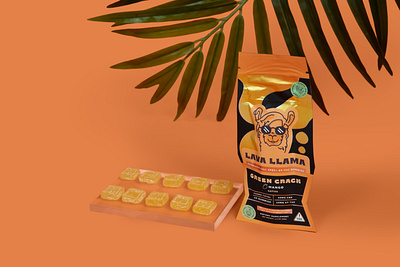 Lava Llama Packaging Branding | Design By Ayelet art artwork branding design digital art digital illustration graphic design illustration logo ui
