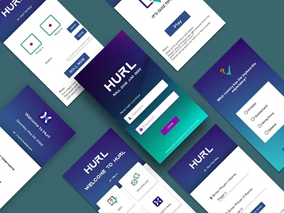 Hurl - A Fun Dice Rolling & Quiz App design graphic design illustration ui