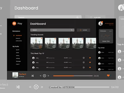 Dashboard Design design ui ux vector