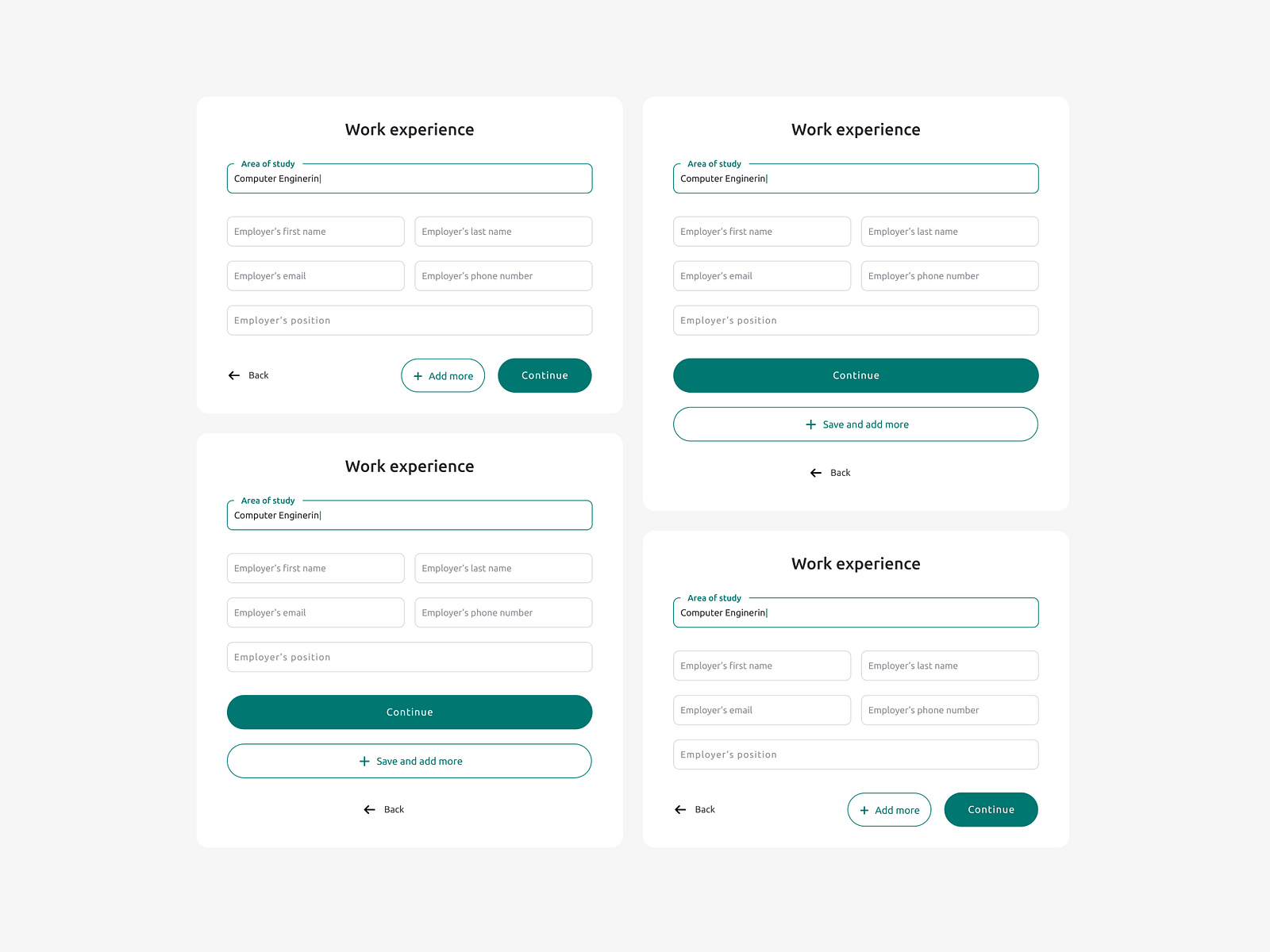 Modals - Input fields by Ayomide Ajibade on Dribbble