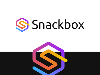 Snackbox (Used logo) abstract logo app icon box logo brand development brand identity branding creative logo identity logo design logo mark logos monogram symbol