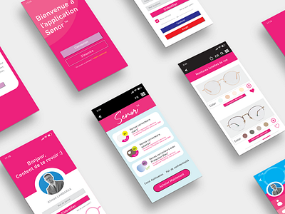 Senor Corrective lenses App : UI/UX Design app appdesigner brand brand identity design figma graphic design interface lenses logo mobileapp portfolio ui uidesigner uiuxdesigner ux uxdesigner uxinspiration uxuidesign webdesigner