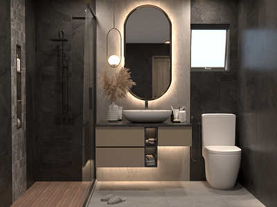 Aesthetic bathroom design 3d 3d design 3d modeling 3d rendering bath bathroom design interior design