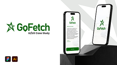 GoFetch Mobile App - UI/UX Case Study app carpool carpool mobile app de la salle de la salle lipa logo logo design mobile app philippines school ui ui design uiux